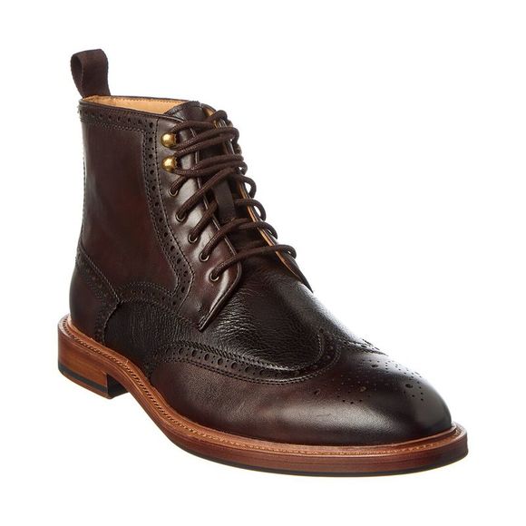 Curatore Salvaggi Leather Boot, Brown - Picture 1 of 5